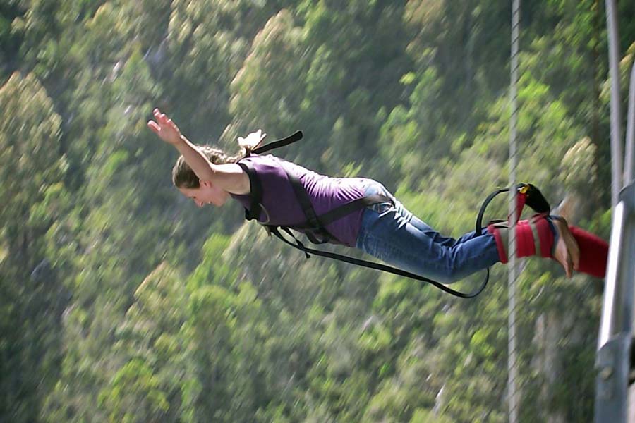 Requirements—operation of amusement ride or structure—bungee jumping device...